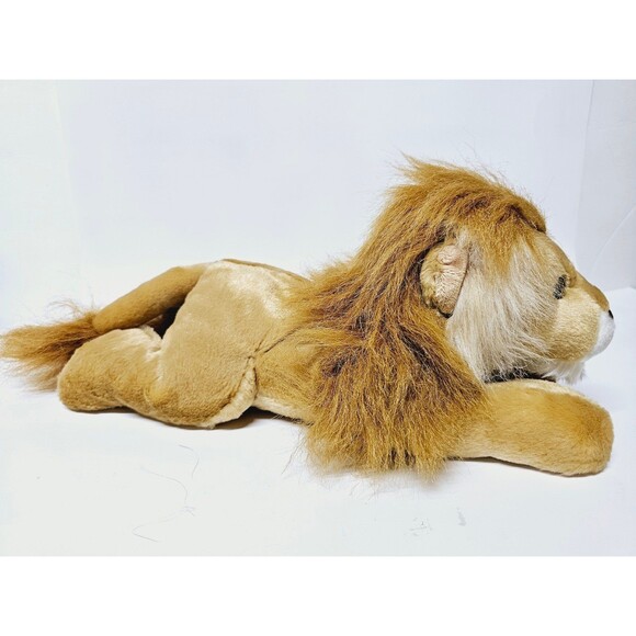 Aurora World Flopsies Leonardus Lion 12" Plush NWT Lying Down Lion 2016 WT - Picture 4 of 10